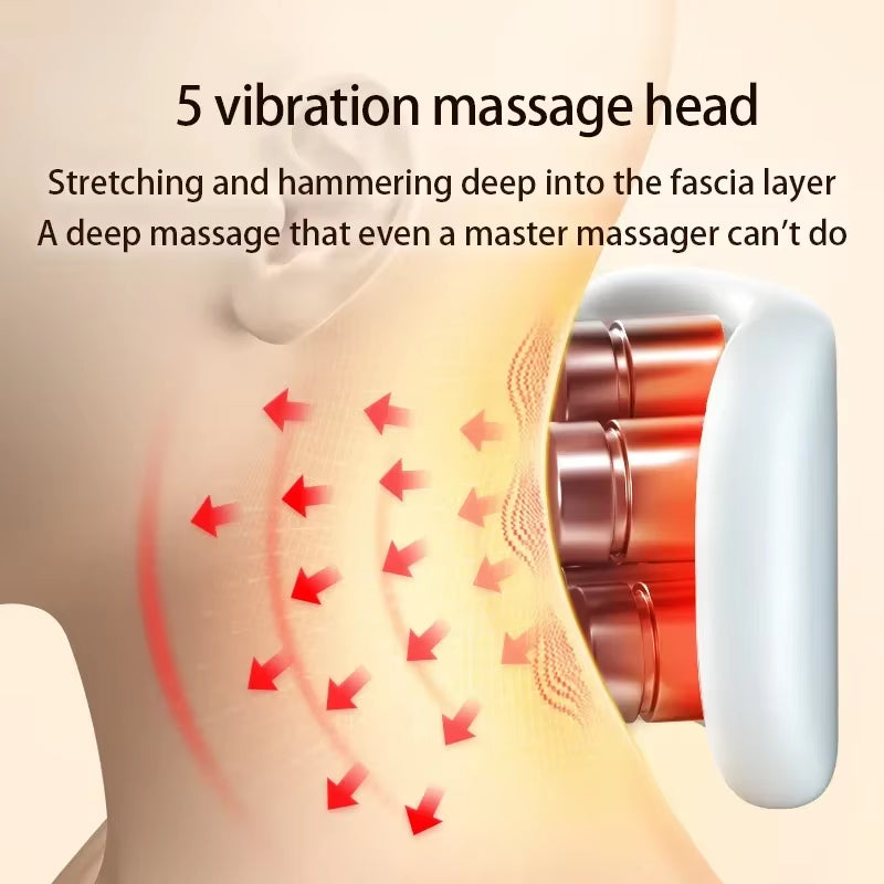 PulseRelief™ – Wireless Neck & Shoulder Massager with Heat & TENS Therapy